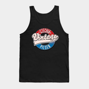 pilsen czechia vintage logo Tank Top